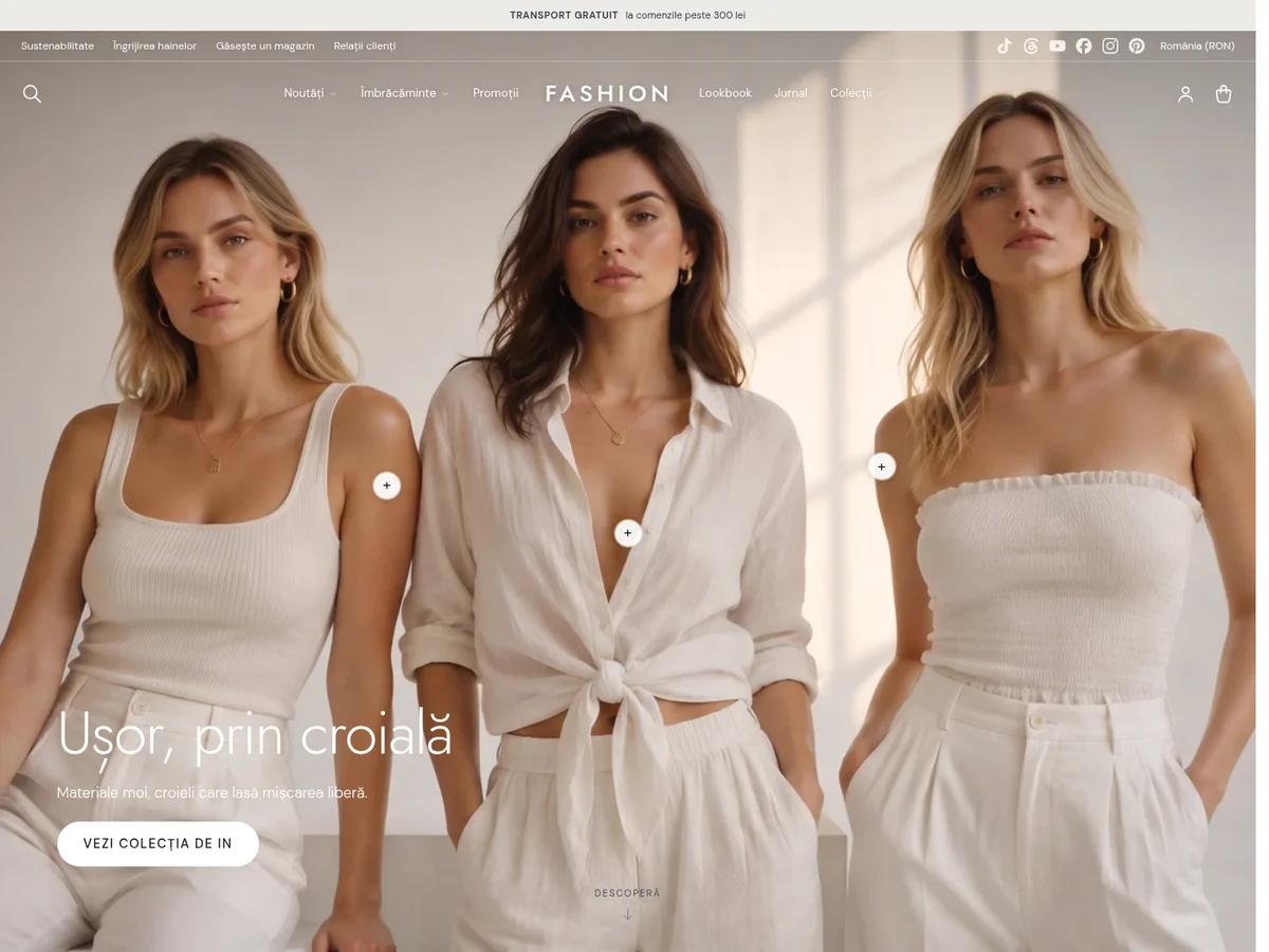 Magazinul demo Fashion pe EfiMag