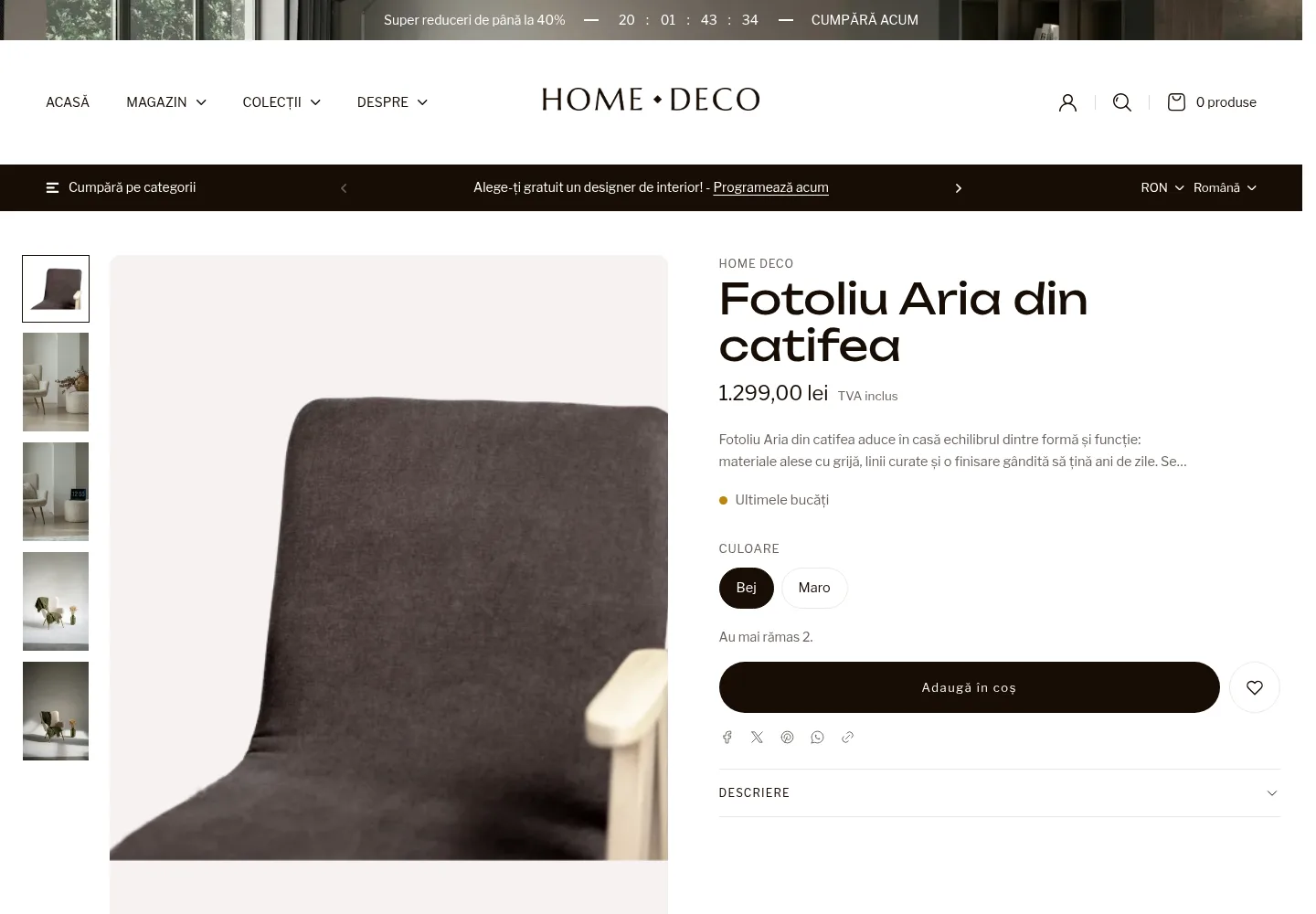 Tema Home Deco — produs